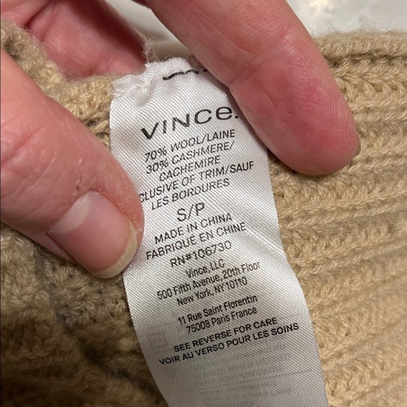 VINCE V-Neck Collared Sweater - Picture 10 of 10